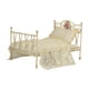 thumbnail image 2 of Modelo de cama 1:6, cama en miniatura, modelo de decoración de muebles, decoración de casa de muñecas, accesorios, muebles de dormitorio con cama en A, 2 of 9