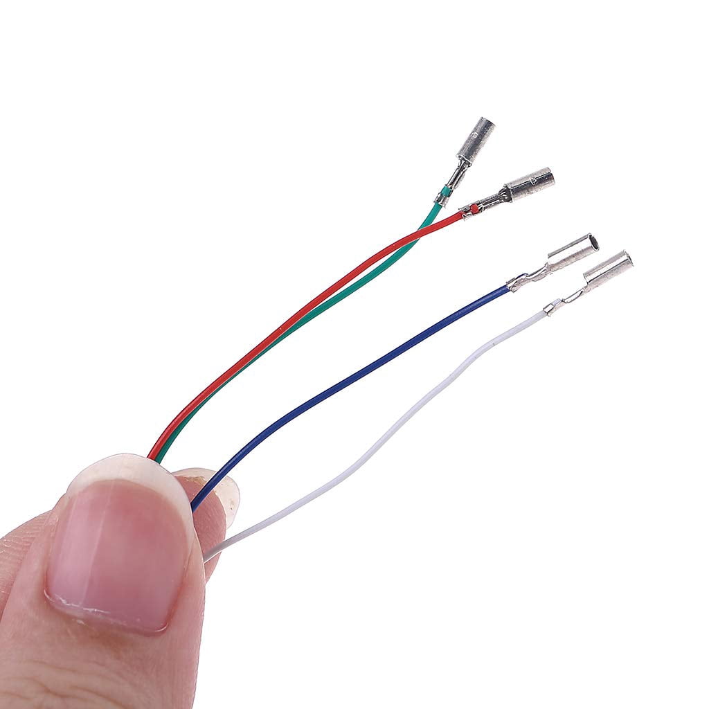 3/4 pieces of cartridge唱头 cable lead wire connectors, for turntable唱头 head shell replacement accessories plastic#