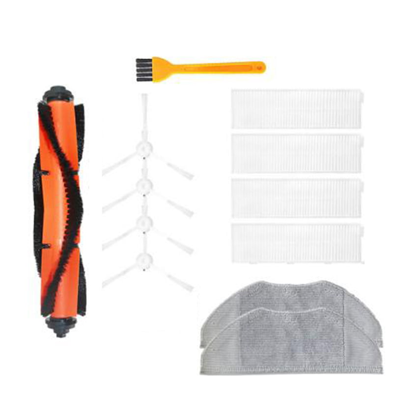 Main Side Brush Filter Cleaning Rag Kit for Xiaomi Mijia G1 Robot Vacuum Cleaner 