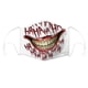 thumbnail image 1 of Mascarilla facial HaHa Mouth para Halloween con filtro de algodón, 18 x 13 cm, 1 of 2