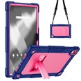 thumbnail image 2 of FIEWESEY For Walmart Onn 12.1 inch Tablet Pro 2024 Model Case/Onn 12.1 inch Tablet Pro(100146663) Soft Silicone Case Kids Friendly with Shoulder Strap Stand for Onn 12.1" Tablet Pro 2024 - NavyPink, 2 of 8