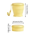thumbnail image 2 of Portable Foldable Silicone Water Cup for Outdoor Camping and Hiking, 6 oz Travel Drinking Mug, Lightweight Reusable Cup for Easter Gifts and Spring Trip , Pink, 2 of 6