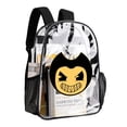 thumbnail image 3 of Bendy And The Ink Machine Clear Backpack See Through Backpack Heavy Duty Bookbag Transparent Bag for Colleges School Work Sport Travel, 3 of 7
