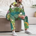 thumbnail image 7 of Sikiie Garden Farm Mens Pajama Set, Soft Warm Long Sleeve Sleepwear, Cozy Button-Down Pjs for Men-X-Large, 7 of 7