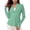 #0044-Green, variant on Womens Athletic Long Sleeve Shirts UPF 50+ Sun Protection Crew Neck Solid Color Quick Dry Moisture Wicking Cool Comfort Activewear Tops