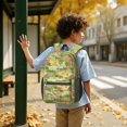 thumbnail image 6 of Tractor and Barns Green Pattern 17" School Backpacks for Teens,Waterproof Oxford Fabric,S-Shape Padded Straps for School,Travel,Hiking,Camping, 6 of 6