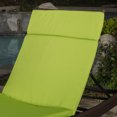 thumbnail image 2 of Anthony Outdoor Chaise Lounge Cushion, Green, 2 of 9