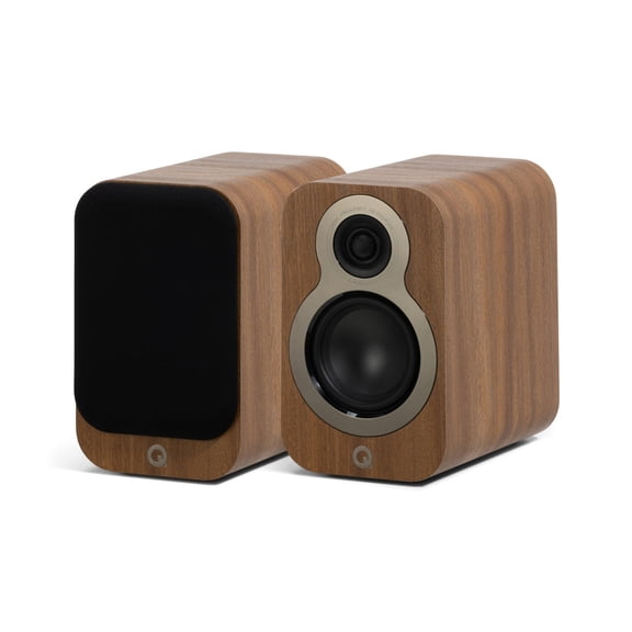 Q Acoustics 3010c Bookshelf Speakers – Pin Oak (Pair)