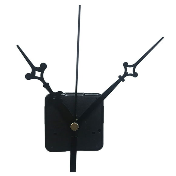 TFixol Black Quartz Hand Clock Movement Motor Mechanism Hands & Fittings DIY Kit
