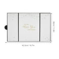 thumbnail image 2 of AURARMLET Creative Graduation Card Black Farewell Paper Message Card for Celebration, 2 of 8
