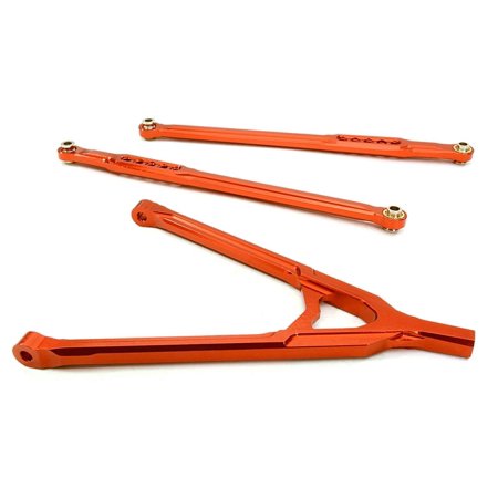 Integy RC Toy Model Hop-ups OBM-BR233008RED CNC Machined Aluminum Front Lower Chassis Linkages+Upper Y-Arm for Axial SCX-10 price history on PriceWatchPro