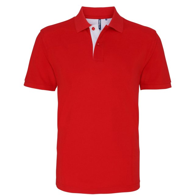 Asquith & Fox Mens Classic Fit Contrast Polo Shirt