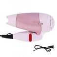 thumbnail image 5 of HIBIBUD Pink Mini Folding Hair Dryer Hot and Cold Wind Portable Travel Hair Dryer, 5 of 7