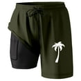 thumbnail image 4 of Xdzjlr Mens Sport Shorts,Swim Trunks With Compresssion Liner Inseam Board Bathing Suit With Pockets Skin-Friendly Mens Casual Shorts, 4 of 4