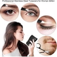 thumbnail image 2 of Emlimny 5Pcs Tweezers for Women Facial Hair-Tweezers Set Removal,Professional Stainless Steel Eyebrow Tweezers for Women &Men, 2 of 6