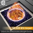 thumbnail image 4 of Sophia & William 32" Outdoor Patio Gas Fire Pit Table 50,000 BTU, 4 of 7