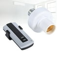 thumbnail image 3 of Garosa Wireless Remote Control Light Holder,E27 Screw Wireless Remote Control Light Lamp Bulb Holder Cap Socket Switch 220V,E27 Screw, 3 of 8