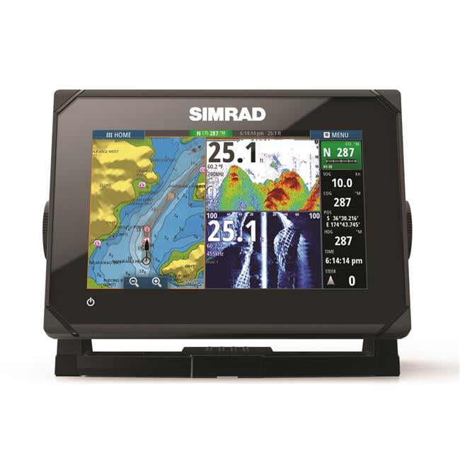 Simrad GO7 XSE ChartplotterFishfinder wTotalScan Transom Mount