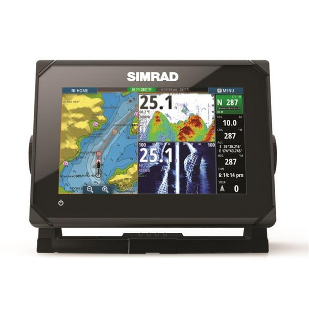 Simrad GO7 XSE Chartplotter-Fishfinder w-TotalScan Transom Mount Transductor