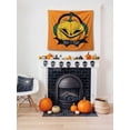 thumbnail image 2 of Awkward Styles Halloween Tapestry Wall Hanging Pumpkin Music Home Decor, 2 of 2