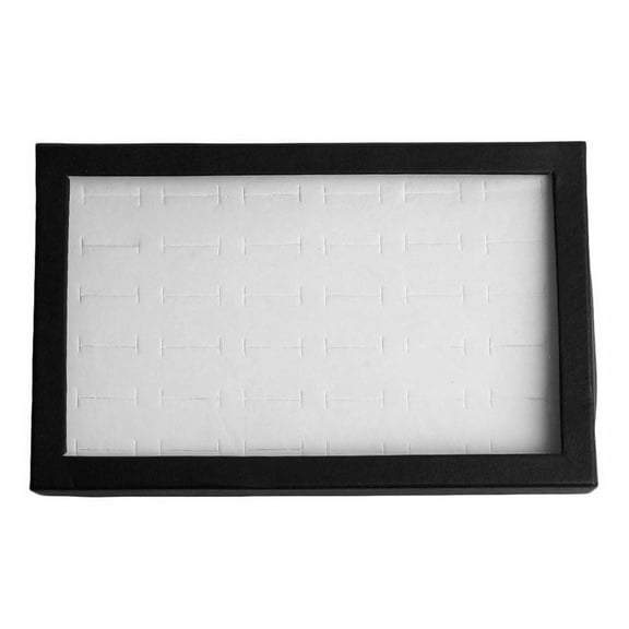 RABBITH Ring Storage Display Box with Clear Lid Ring Holder Showcase for Store Display