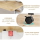 thumbnail image 4 of Garvee Mesa de Comedor Plegable de 47,2", Plegable y Ampliable, 6 Ruedas y 2 Estantes de Almacenamiento, Blanco y Roble, 4 of 9