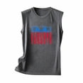 thumbnail image 4 of EINCcm Women American Flag Print Tank Tops USA Stars Stripes Patriotic T Shirt Summer Loose Vest Tees, 4 of 4