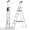 Silver, variant on CONCETTA 3-Step Folding Ladder - Lightweight, Anti-Slip Pedal, 800lb Capacity for Home & Workplace