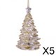 thumbnail image 1 of 5xchristmas árbol Colgante Adornos Encanto Colgantes Para Sala De Estar Interior Fiesta, 1 of 9
