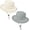 Beige+dark Gray, variant on UPF 50+ Kids Sun Hat Lightweight Quick Dry Foldable Bucket Hat, Adjustable Safari Fishing Hat for Boys and Girls