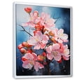 thumbnail image 2 of Designart "Blossom Cubist Apple Fusion II" Floral Floater Framed Canvas Print, 2 of 7