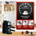 thumbnail image 3 of Máquina de Espresso T-Fal 3.5 Bares de Presión Negra, 3 of 4