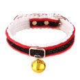 thumbnail image 1 of WHAMVOX 2Ensemble Collier pour Animaux Accessoires Collier Cloche Tissu Réglable Couleur Aléatoire pour Chien Chat, 1 of 5