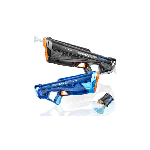 Pistola de agua eléctrica SHNAYLE, pack de 2, recargable por USB-C