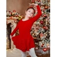 thumbnail image 4 of Arshiner Kids Girls Classic Long Sleeve Leotard Dance Ballet Dress, 4 of 6