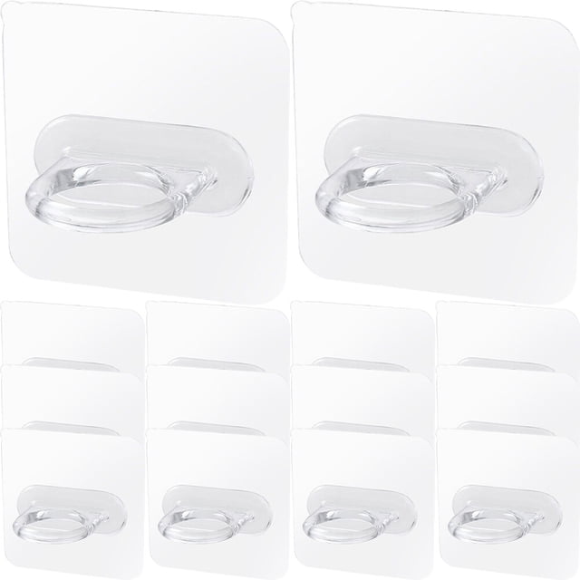 30 ganchos adhesivos de pared para baño y cocina.