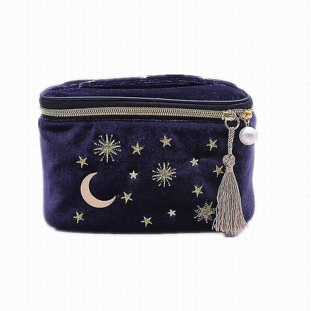 Neceser cosmético HUOGUO Cute Star bordado en terciopelo