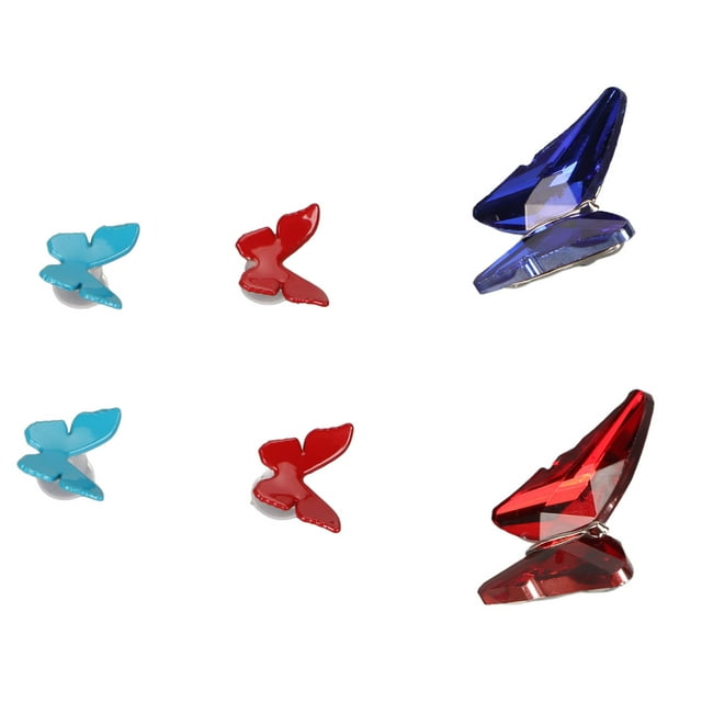 6pcs Cute Stylish Shoe Clips Set, Handmade DIY Decorative Shoe Buckle Accessory Plastic For Sports Shoes, Sandals, Wristbands