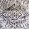 thumbnail image 2 of JONATHAN Y 2 x 8 Runner Rug, Kesan Vintage Medallion - Charcoal Gray/Ivory, RES106B-28, 2 of 8