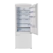 Unique Appliances Classic Retro 17 cu ft Bottom Freezer Refrigerator, Marshmallow White