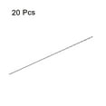 thumbnail image 3 of Unique Bargains 20pack Extra Long Drill Bits, 0.8mm HSS Drill Bit with High Speed Steel 80mm Length for Metal Wood Plastic, 3 of 4