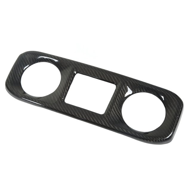 Air Vent Outlet Panel Trim, Sturdy Smooth Surface Lightweight Air Conditioner Vent Trim For Vehicle ANGGREK Carbon Fiber Center Air Vent Outlet Cover