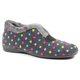 thumbnail image 1 of Lunar - Pantuflas Tennessee Slip-on Diseño Lunares para Mujer (Gris), 1 of 3
