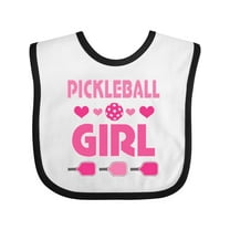 Inktastic Pickleball Girl Girls Baby Bib
