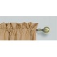 thumbnail image 2 of Set of 2 piece R64 gold color lined window curtain panel 100% privacy blackout drape with rod pocket 84" long, 2 of 4