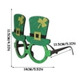 thumbnail image 6 of Yaoyar St. Patricks Day Gifts St. Patrick's Day Decoration Glasses Irish Festival Green Hat Glasses Gift Ornament under $5, 6 of 6