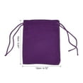 thumbnail image 2 of Velvet Drawstring Bags 4.72x5.91 Inch Gift Bags Jewelry Pouches Purple 25Pcs, 2 of 6
