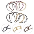 thumbnail image 1 of OULII 10Ud Cintillos De Cadena Y Prácticos Para Mujer Uso En Eventos Y Diario, 1 of 6