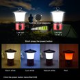 thumbnail image 4 of Lampe de Poche Extérieure Rechargeable Rechargeable pour Tente de Camping Rétro pour Panne de Courant Randonnée Jardin de Pêche, 4 of 7