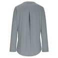 thumbnail image 7 of Blczomt Ladies Blouses Gray 2026 Trendy Tee Casual Summer Womens Plus Size Blouses,XL, 7 of 7